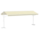 vidaXL krémszínű szabadon álló napellenző 600 x 300 cm