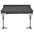 vidaXL antracitszürke szabadon álló napellenző 300 x 300 cm