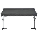 vidaXL antracitszürke szabadon álló napellenző 400 x 300 cm