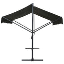 vidaXL antracitszürke szabadon álló napellenző 500 x 300 cm