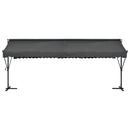 vidaXL antracitszürke szabadon álló napellenző 600 x 300 cm