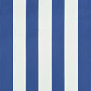 vidaXL feltekerhető kék és fehér napellenző 100 x 150 cm