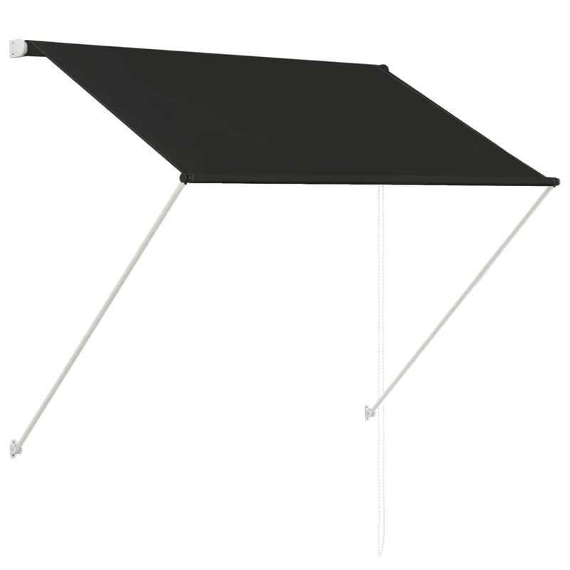vidaXL feltekerhető antracitszürke napellenző 100 x 150 cm