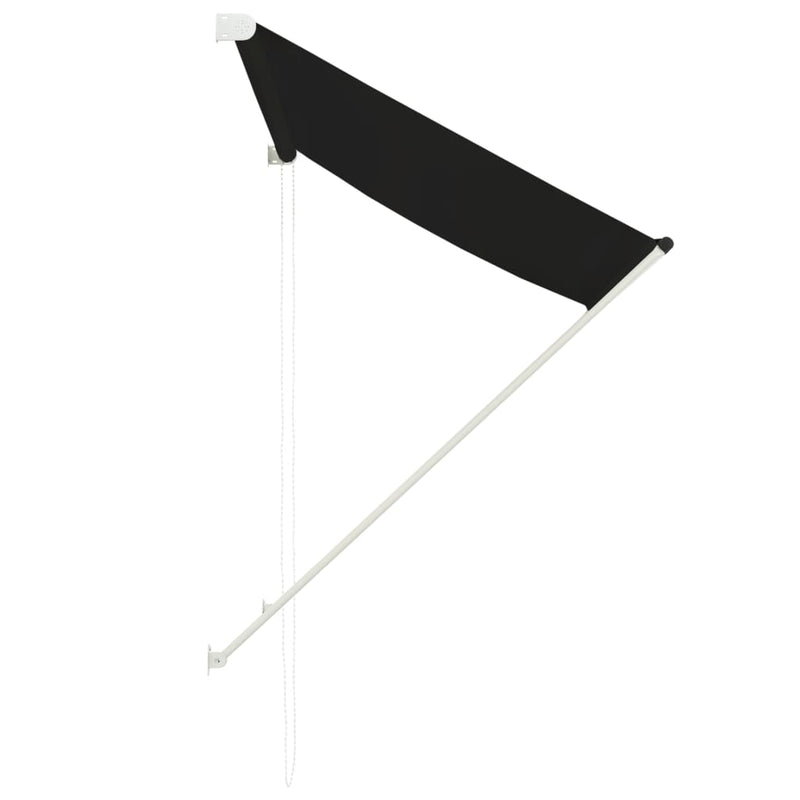 vidaXL feltekerhető antracitszürke napellenző 100 x 150 cm