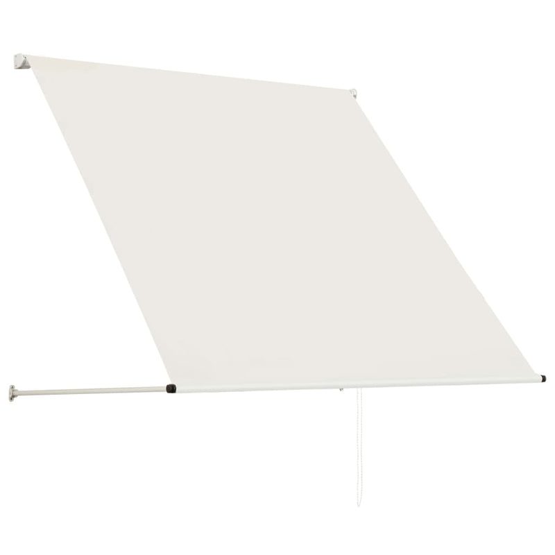 vidaXL feltekerhető krémszínű napellenző 100 x 150 cm