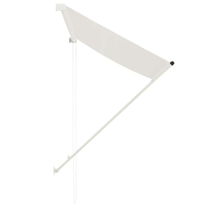 vidaXL feltekerhető krémszínű napellenző 100 x 150 cm