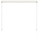 vidaXL feltekerhető krémszínű napellenző 100 x 150 cm