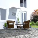 vidaXL feltekerhető krémszínű napellenző 100 x 150 cm