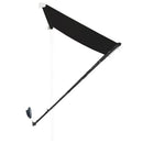 vidaXL feltekerhető antracitszürke napellenző LED-del 100 x 150 cm