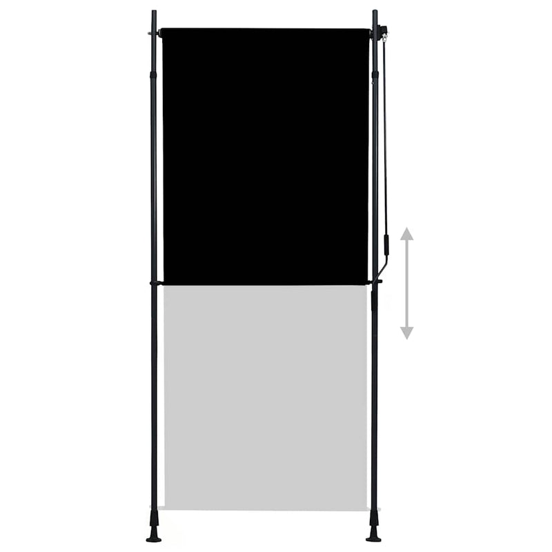 vidaXL antracitszürke kültéri roló 100 x 270 cm