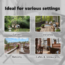 vidaXL antracitszürke kültéri roló 120 x 270 cm