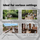 vidaXL antracitszürke kültéri sötétítő roló 200 x 270 cm