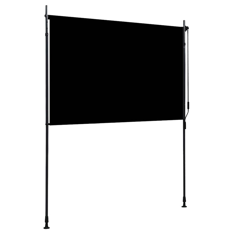 vidaXL antracitszürke kültéri sötétítő roló 200 x 270 cm
