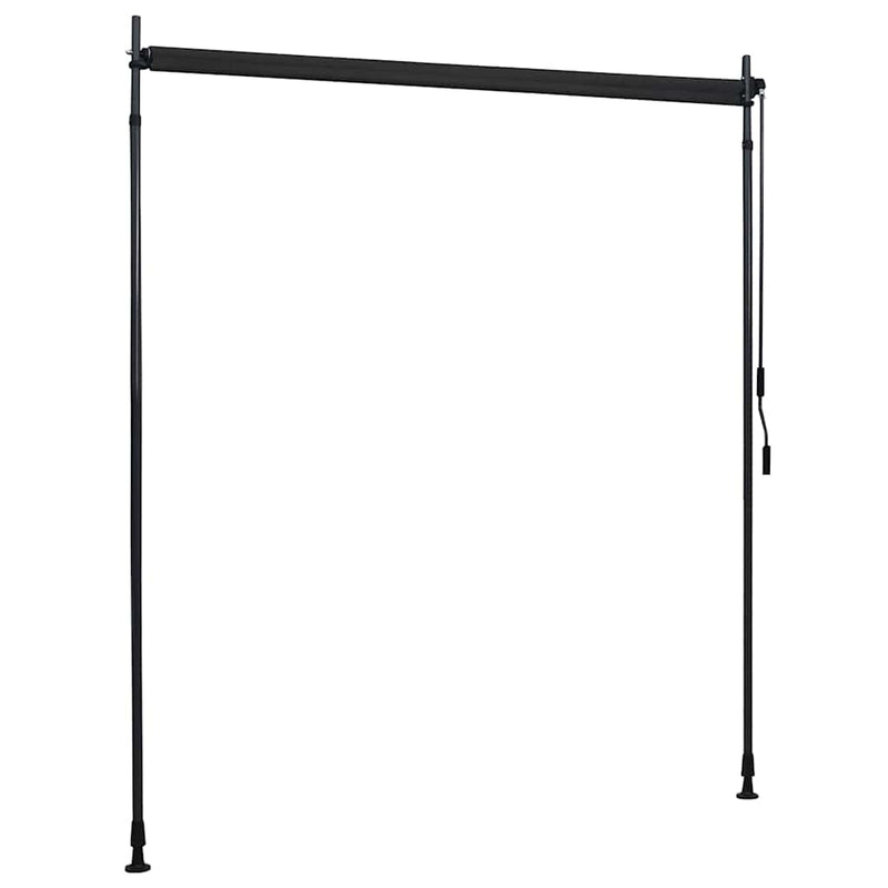 vidaXL antracitszürke kültéri sötétítő roló 200 x 270 cm