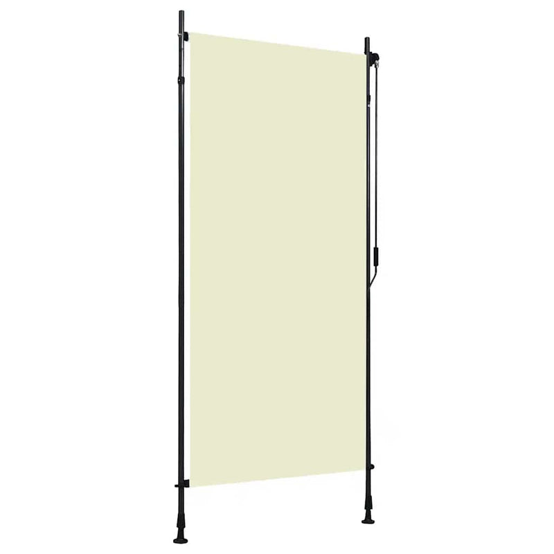 vidaXL krémszínű kültéri roló 100 x 270 cm
