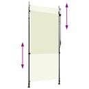 vidaXL krémszínű kültéri roló 100 x 270 cm