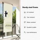 vidaXL krémszínű kültéri roló 100 x 270 cm