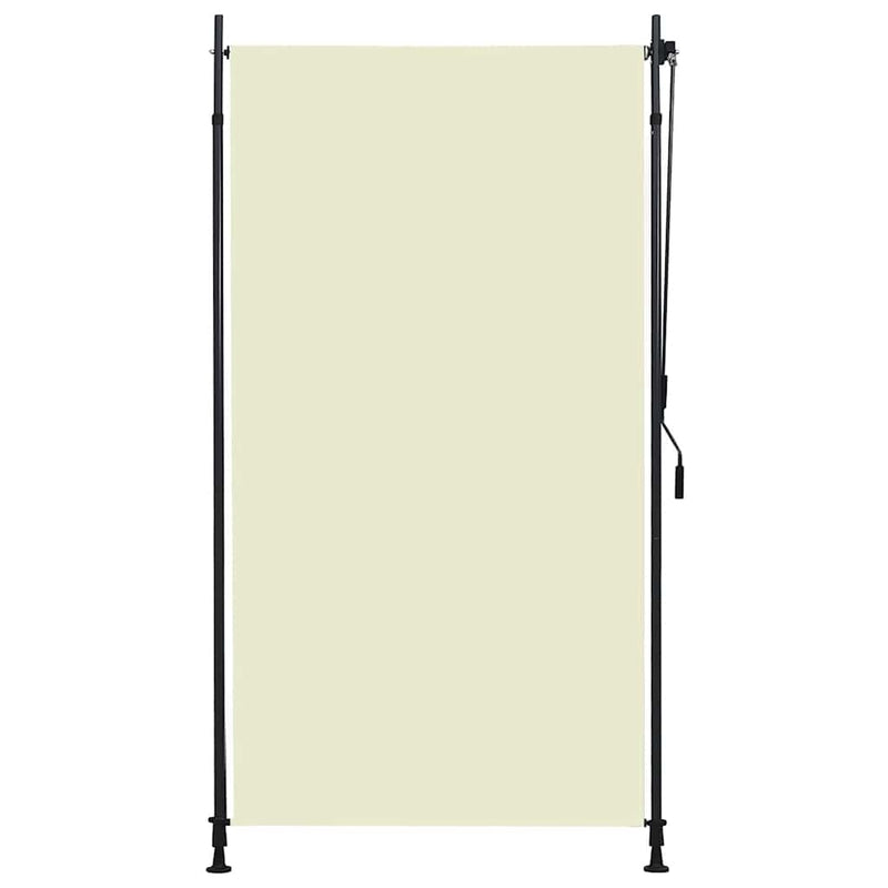 vidaXL krémszínű kültéri roló 120 x 270 cm