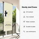 vidaXL krémszínű kültéri roló 120 x 270 cm