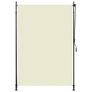 vidaXL krémszínű kültéri roló 150 x 270 cm
