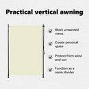 vidaXL krémszínű kültéri roló 150 x 270 cm