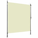 vidaXL krémszínű kültéri roló 200 x 270 cm