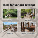 vidaXL krémszínű kültéri roló 200 x 270 cm