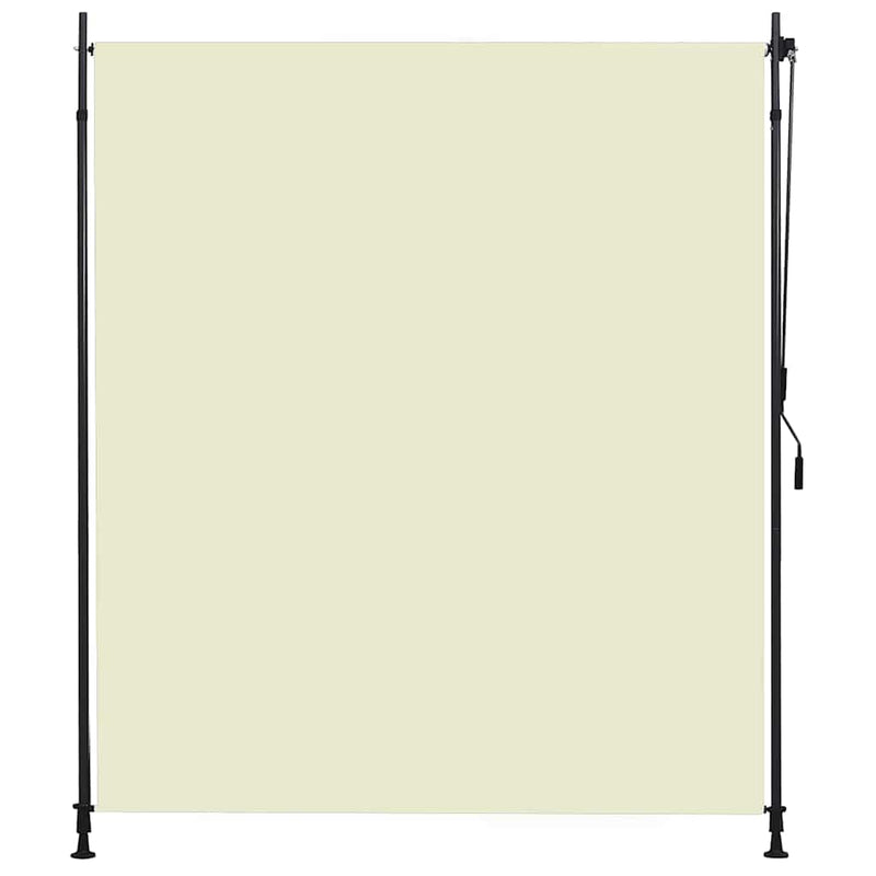 vidaXL krémszínű kültéri roló 200 x 270 cm