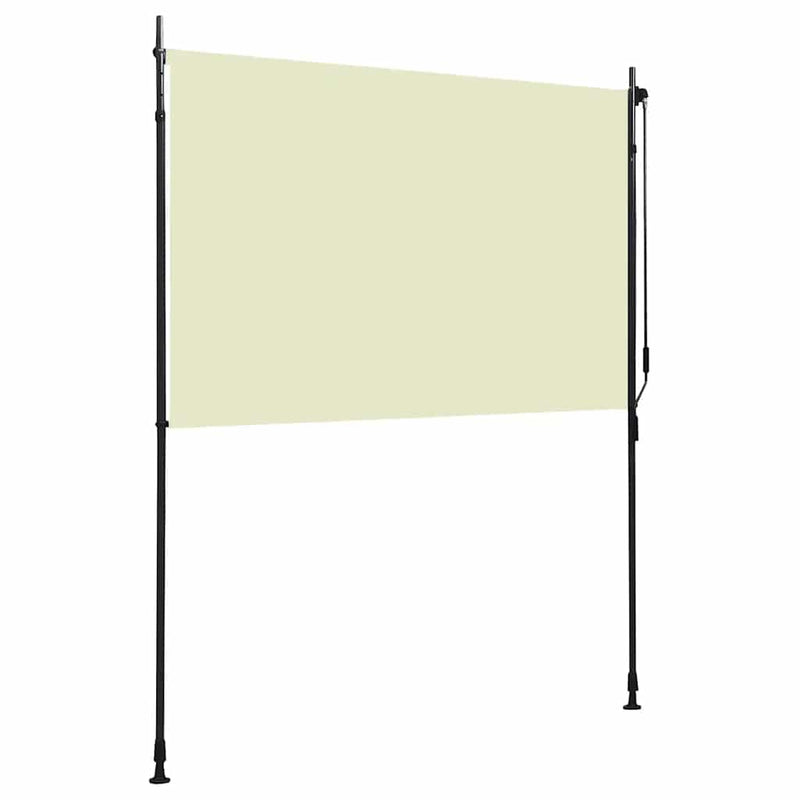 vidaXL krémszínű kültéri roló 200 x 270 cm
