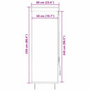 vidaXL antracitszürke kültéri roló 60 x 250 cm