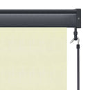 vidaXL krémszínű kültéri roló 60 x 250 cm