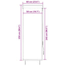 vidaXL krémszínű kültéri roló 60 x 250 cm