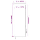 vidaXL narancssárga és barna kültéri roló 60 x 250 cm