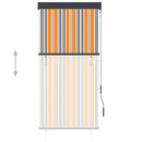 vidaXL sárga és kék kültéri roló 80 x 250 cm