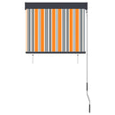 vidaXL sárga és kék kültéri roló 80 x 250 cm
