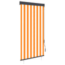 vidaXL fehér és narancssárga kültéri roló 80 x 250 cm
