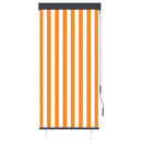 vidaXL fehér és narancssárga kültéri roló 80 x 250 cm