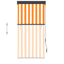 vidaXL fehér és narancssárga kültéri roló 80 x 250 cm