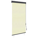 vidaXL krémszínű kültéri roló 80 x 250 cm