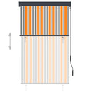 vidaXL sárga és kék kültéri roló 100 x 250 cm