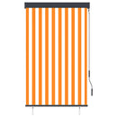 vidaXL fehér és narancssárga kültéri roló 100 x 250 cm
