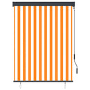 vidaXL fehér és narancssárga kültéri roló 120 x 250 cm