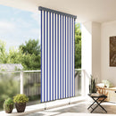 vidaXL fehér és kék kültéri roló 140 x 250 cm