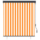 vidaXL fehér és narancssárga kültéri roló 140 x 250 cm