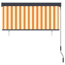 vidaXL fehér és narancssárga kültéri roló 140 x 250 cm