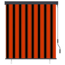 vidaXL narancssárga és barna kültéri roló 140 x 250 cm