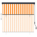 vidaXL fehér és narancssárga kültéri roló 160 x 250 cm