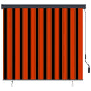 vidaXL narancssárga és barna kültéri roló 160 x 250 cm