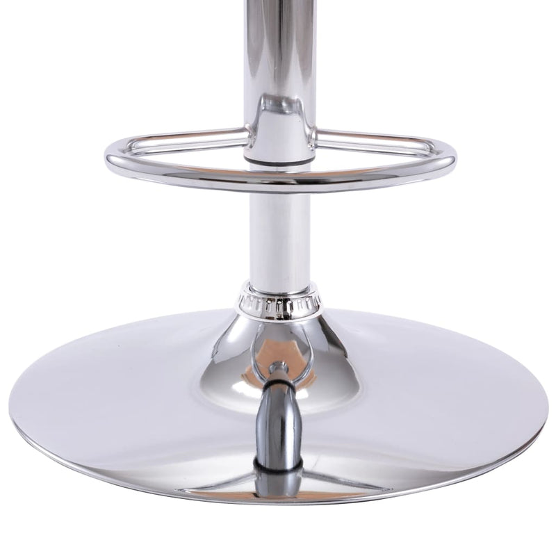 vidaXL krémszínű műbőr bárszék