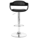 vidaXL fekete műbőr bárszék